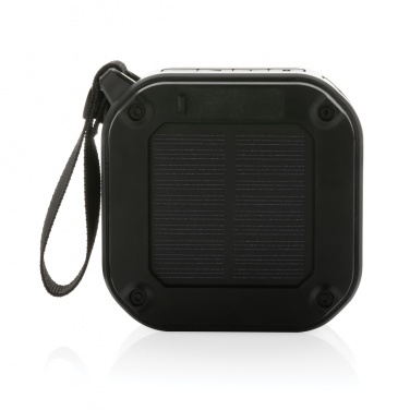 Logotrade promotional product image of: 3W RCS recycled plastic wireless sunwave solar speaker