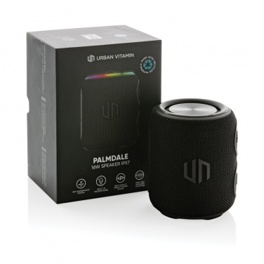 Logo trade corporate gift photo of: Urban Vitamin Palmdale RCS rplastic 16W speaker IPX7