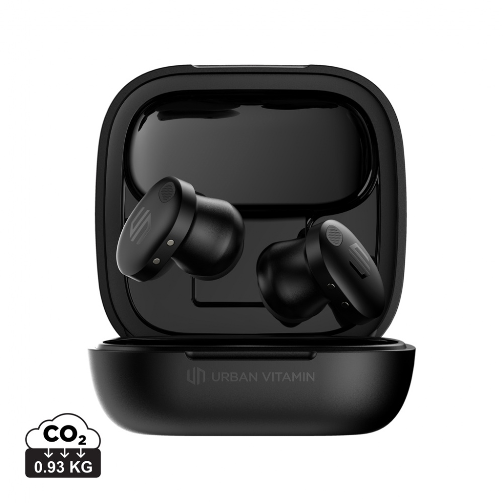 Logo trade promotional gift photo of: Lakewood RCS recycled and repairable wireless earbuds