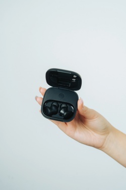 Logotrade promotional giveaway image of: Lakewood RCS recycled and repairable wireless earbuds