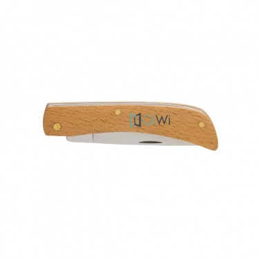 Logo trade promotional merchandise picture of: Wooden knife