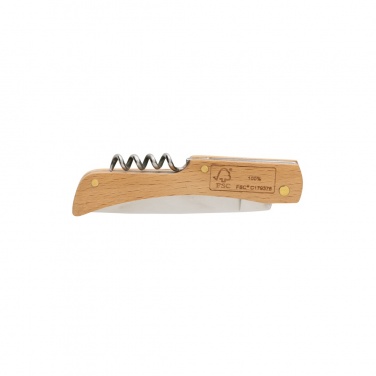 Logotrade promotional item image of: Wooden knife with bottle opener