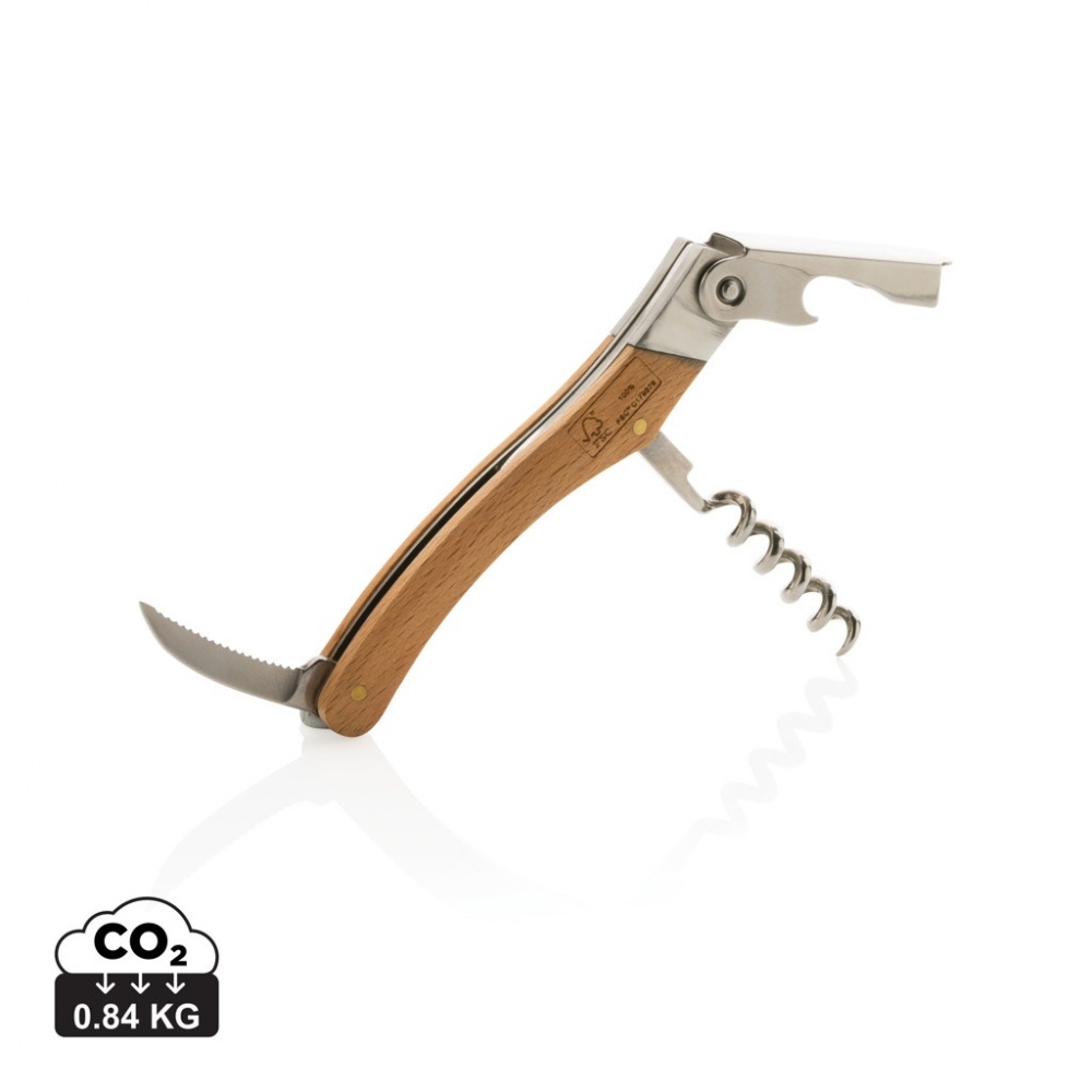 Logotrade advertising product image of: Wooden Corkscrew