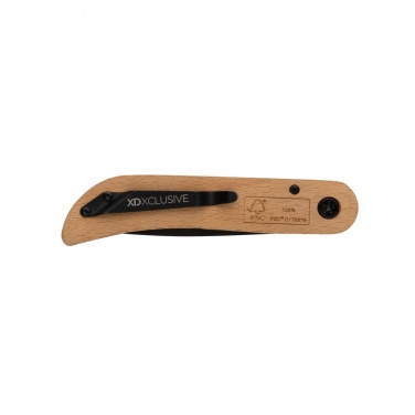 Logo trade promotional giveaways image of: Nemus Luxury Wooden knife with lock