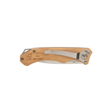 Logo trade corporate gifts image of: Wooden outdoor knife