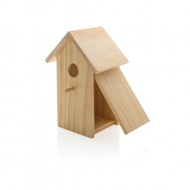 Logo trade promotional gift photo of: Wooden birdhouse