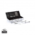 12 pcs barbecue set in aluminium box, silver