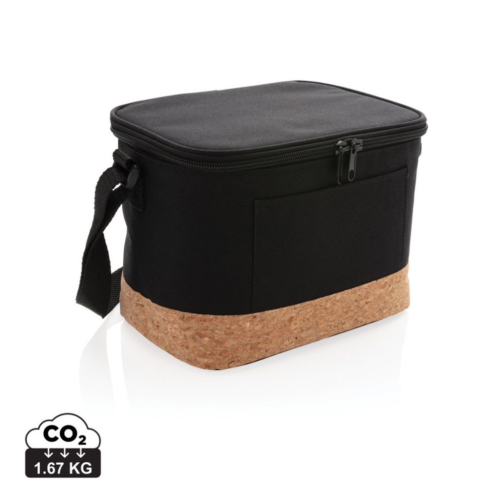 Logotrade promotional giveaway image of: Two tone cooler bag with cork detail