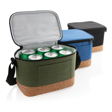 Logo trade advertising product photo of: Two tone cooler bag with cork detail