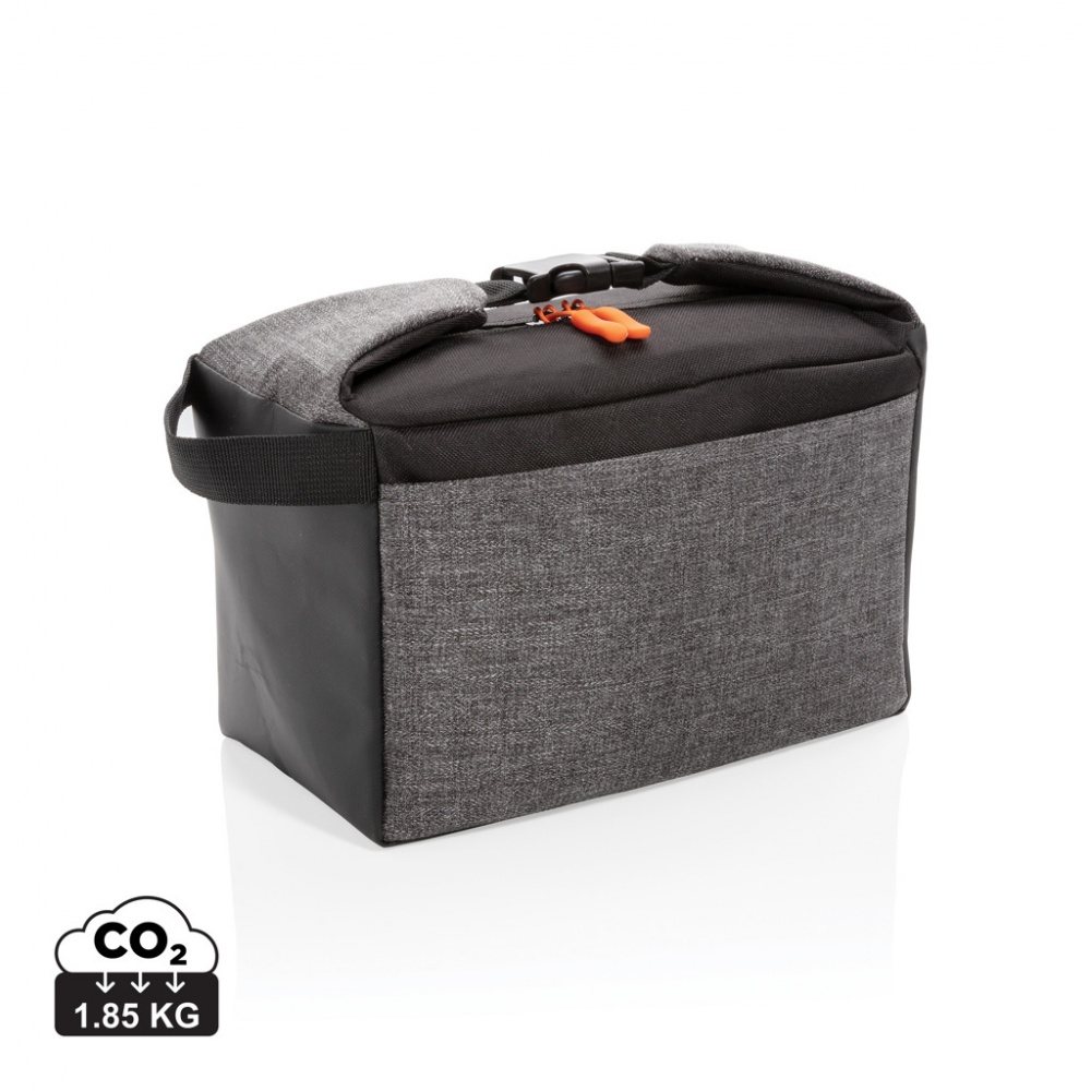 Logo trade promotional giveaway photo of: Two tone cooler bag