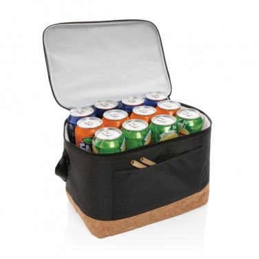 Logo trade promotional item photo of: Impact AWARE™ XL RPET two tone cooler bag with cork detail