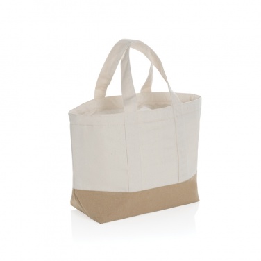 Logo trade business gift photo of: Impact Aware™ 285 gsm rcanvas cooler bag undyed