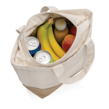 Logo trade promotional giveaways picture of: Impact Aware™ 285 gsm rcanvas cooler bag undyed