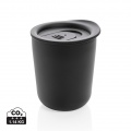 Simplistic antimicrobial coffee tumbler, black