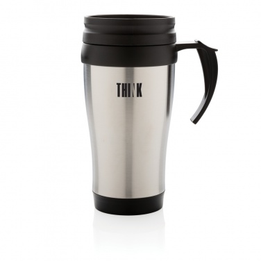 Logo trade promotional giveaway photo of: Stainless steel mug