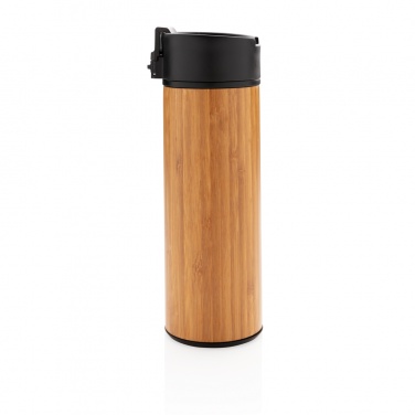 Logotrade advertising products photo of: Bogota vacuum bamboo coffee mug