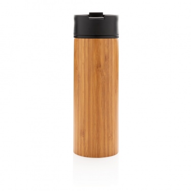 Logo trade promotional items picture of: Bogota vacuum bamboo coffee mug