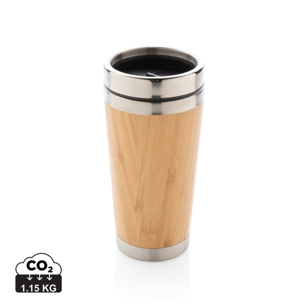 Logo trade advertising products picture of: Bamboo tumbler