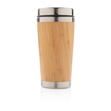 Logo trade advertising products image of: Bamboo tumbler