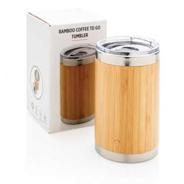 Logotrade promotional product image of: Bamboo coffee to go tumbler