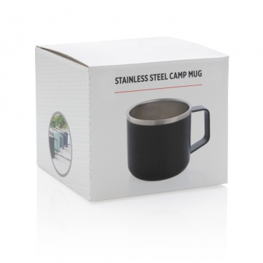 Logotrade promotional giveaway image of: Stainless steel camp mug