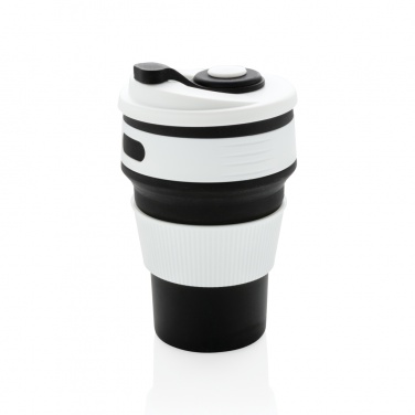 Logo trade promotional giveaway photo of: Foldable silicone cup