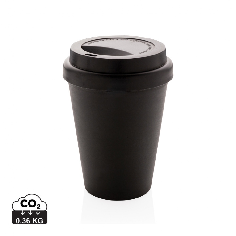 Logotrade promotional item image of: Reusable double wall coffee cup 300ml