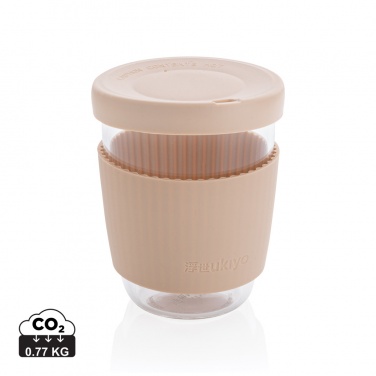 Logo trade corporate gifts picture of: Ukiyo borosilicate glass with silicone lid and sleeve