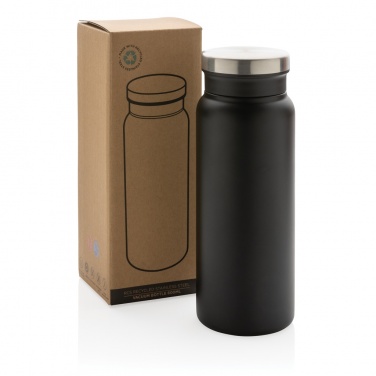 Logotrade promotional giveaway image of: RCS Recycled stainless steel vacuum bottle 600ML