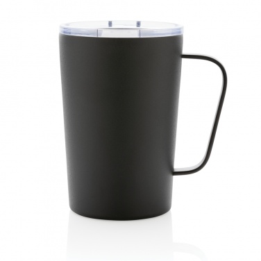 Logotrade promotional giveaways photo of: RCS Recycled stainless steel modern vacuum mug with lid