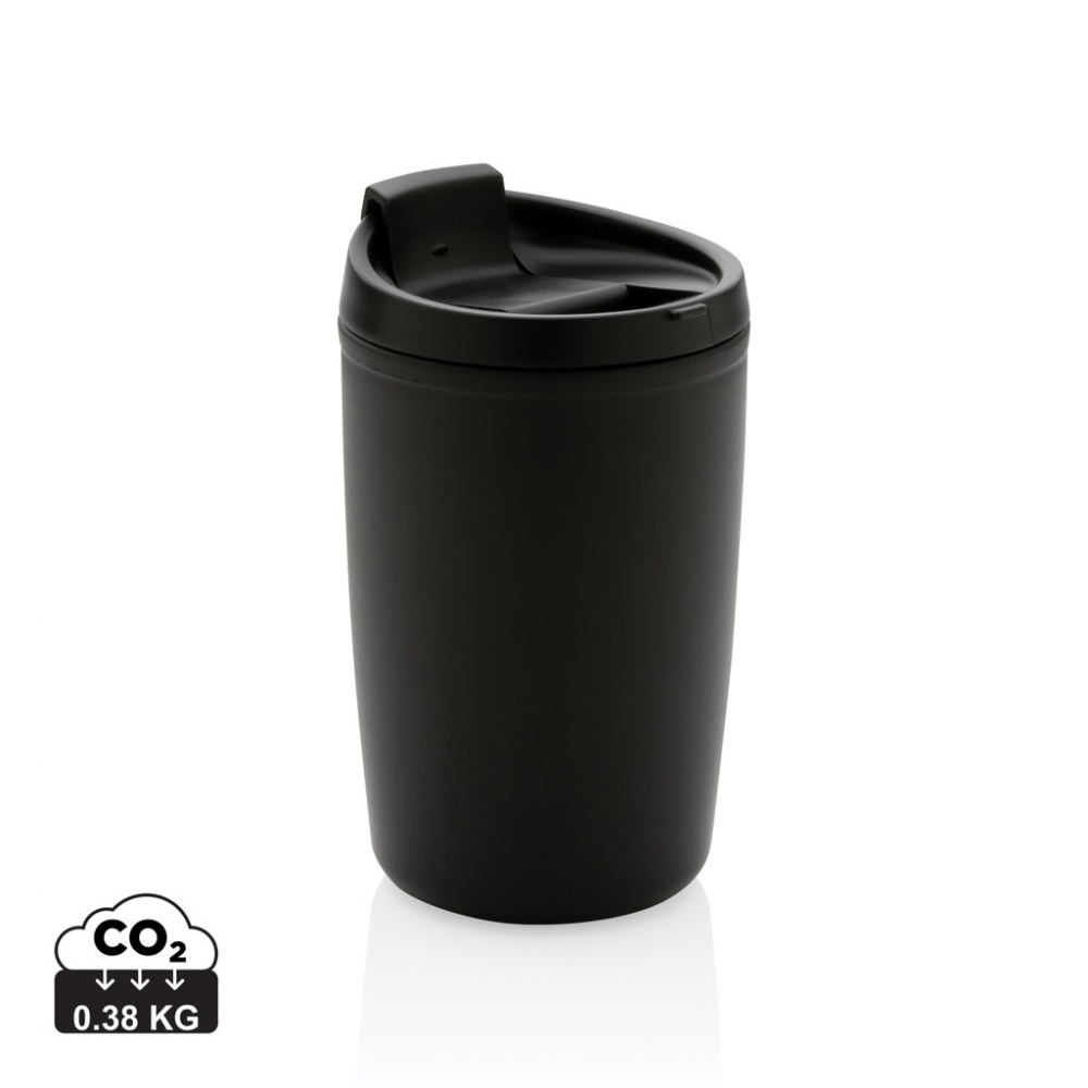 Logo trade promotional gift photo of: GRS Recycled PP tumbler with flip lid