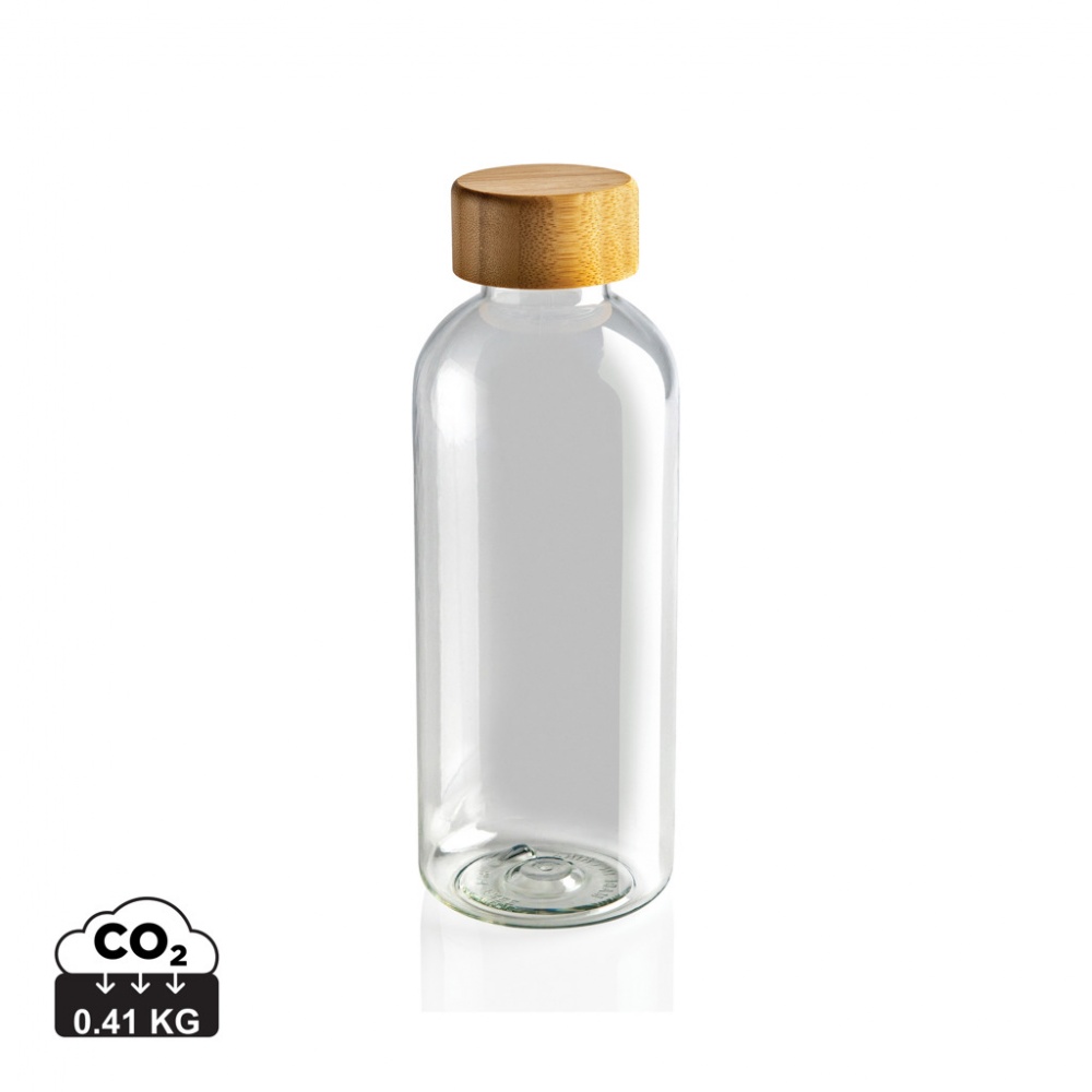 Logo trade corporate gift photo of: RCS RPET bottle with bamboo lid