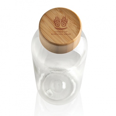 Logotrade advertising product picture of: RCS RPET bottle with bamboo lid