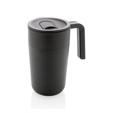 Logo trade promotional giveaways picture of: GRS Recycled PP and SS mug with handle