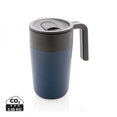 Logo trade advertising products image of: GRS Recycled PP and SS mug with handle