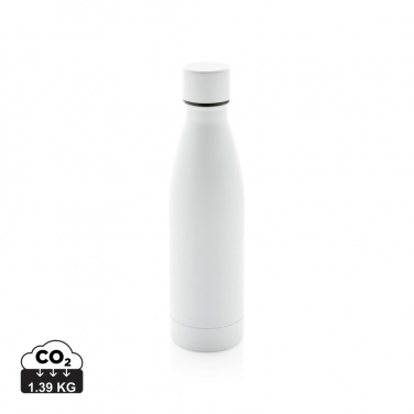 Logotrade promotional giveaway picture of: RCS Recycled stainless steel solid vacuum bottle