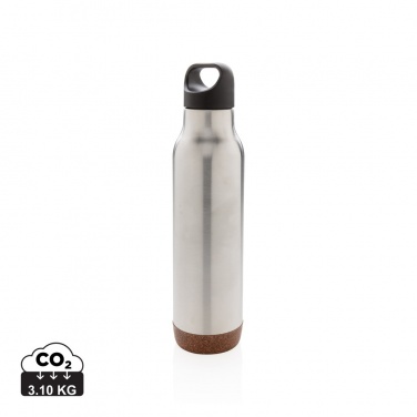 Logo trade promotional giveaways picture of: Cork leakproof vacuum flask