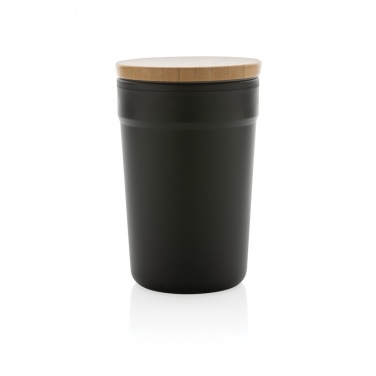 Logotrade promotional item picture of: GRS certified recycled PP mug with bamboo lid