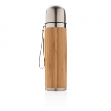 Logotrade advertising products photo of: Bamboo vacuum travel flask