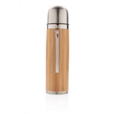 Logotrade promotional giveaway picture of: Bamboo vacuum travel flask