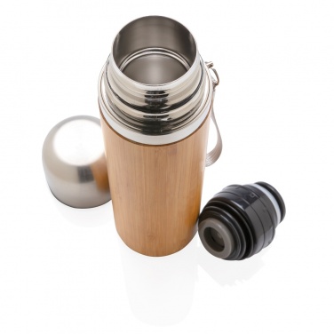 Logotrade business gifts photo of: Bamboo vacuum travel flask