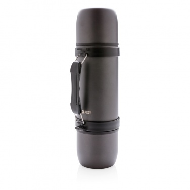 Logo trade promotional gift photo of: Vacuum flask with 2 cups