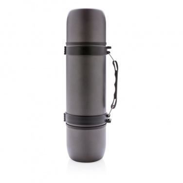 Logo trade promotional items image of: Vacuum flask with 2 cups