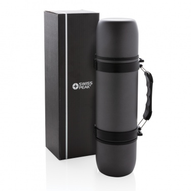 Logo trade corporate gifts picture of: Vacuum flask with 2 cups