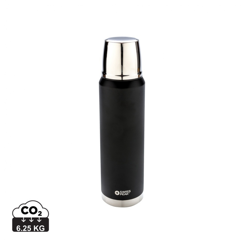 Logo trade promotional giveaways picture of: Swiss Peak Elite 1L copper vacuum flask