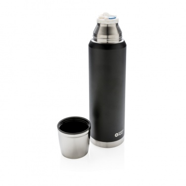 Logo trade promotional merchandise image of: Swiss Peak Elite 1L copper vacuum flask