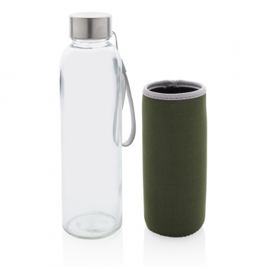 Logo trade promotional products picture of: Glass bottle with neoprene sleeve