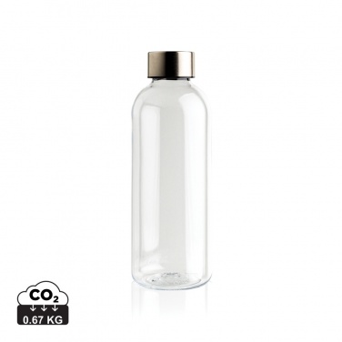 Logo trade promotional item photo of: Leakproof water bottle with metallic lid