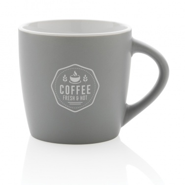 Logo trade business gifts image of: Ceramic mug with coloured inner 300ml