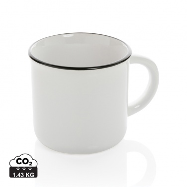 Logo trade promotional giveaway photo of: Vintage ceramic mug 280ml